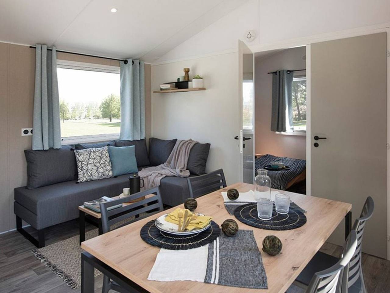 Mobile home for 2 in Collias with terrace in Collias, Nimes region