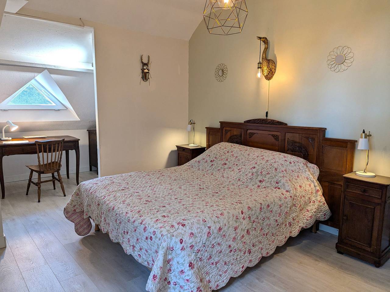 Familienzimmer mit Wlan, Frühstück und Gemeinschaftsbereich in Ligny-le-Ribault, Sologne