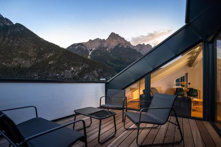 Ferienwohnung für 4 Personen, mit Terrasse und Ausblick in Leisach