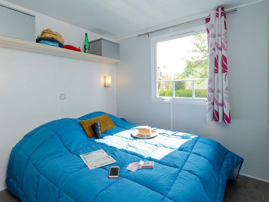 Camping Les Carolins - Mobilheim 5 personen - Confort - 33 m² - 2 Zimmer in Port-Bail-sur-Mer, Côte de la Déroute