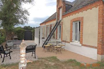 Gîte pour 6 personnes, avec jardin et vue à Mur-de-Sologne