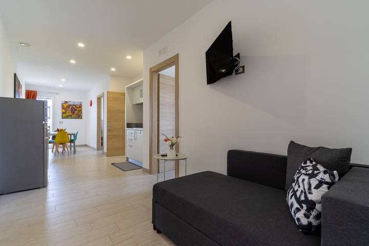 Apartamento entero, Apartamento 'Le Scuderie 7' con piscina compartida, Wi-Fi y aire acondicionado in Galatone, Provincia de Lecce