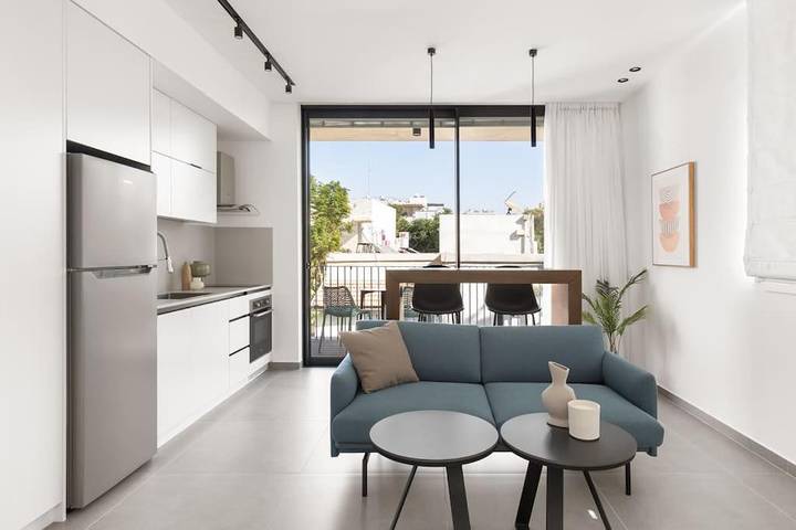 Ferienwohnung für 3 Personen, mit Balkon in Tel Aviv