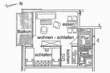 Ferienwohnung für 2 Personen in Wyk auf Föhr, Föhr, Bild 4