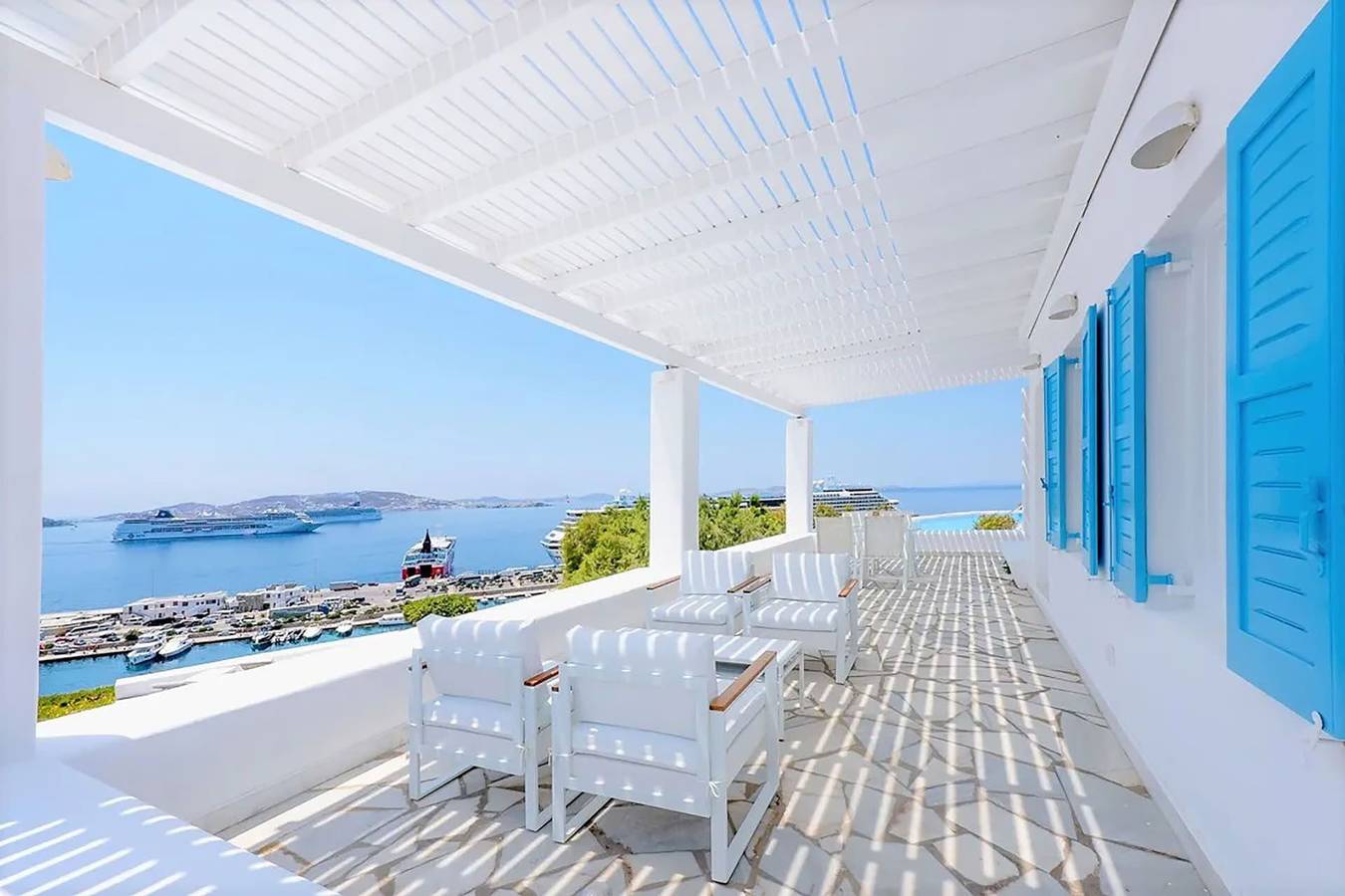 Villa für 4 Personen mit Terrasse in Agios Stefanos, Mykonos