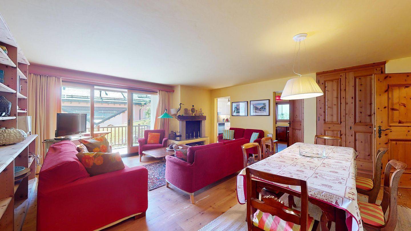 Ganze Wohnung, Ferienwohnung für 6 Personen mit Terrasse in Silvaplana, Sankt Moritz