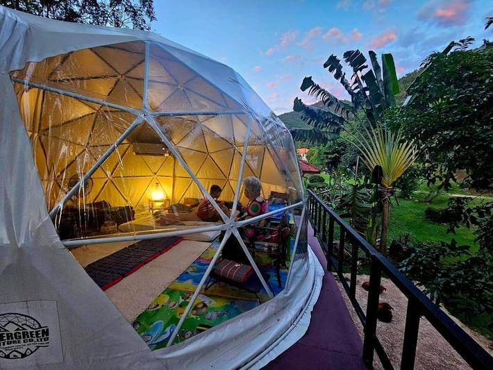Glamping for 3 people in Thailand
