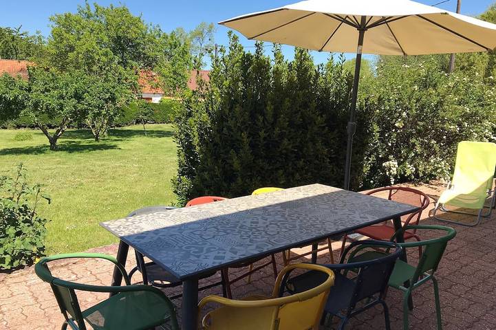 Maison de vacances pour 9 personnes, avec jardin