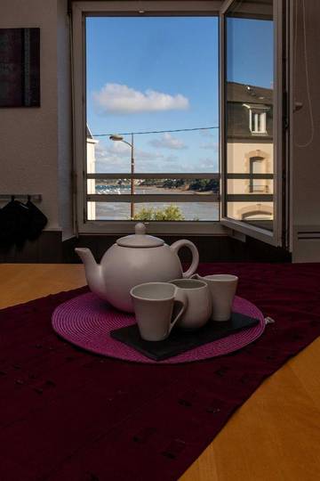 Gîte pour 4 personnes, avec vue dans Plage du Prieuré