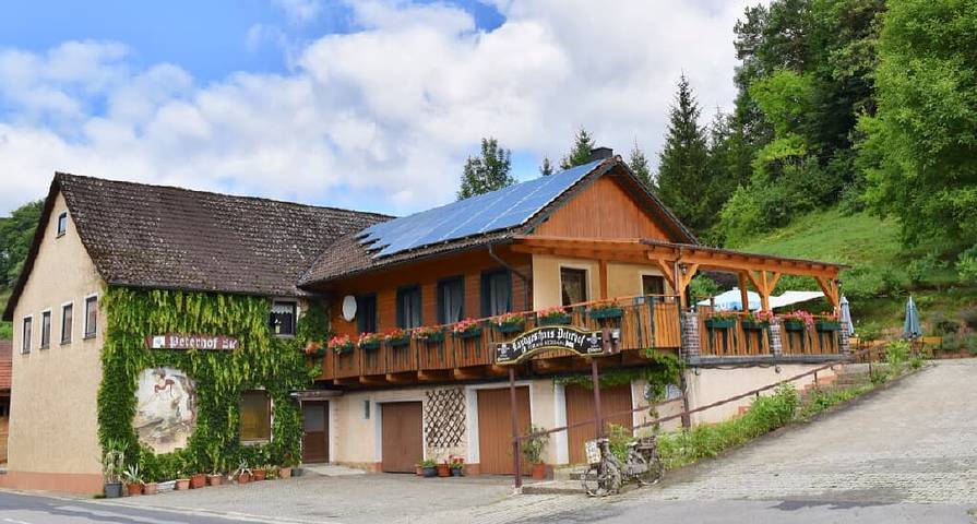Pension fĂŒr 3 Personen, mit Garten und Balkon, kinderfreundlich