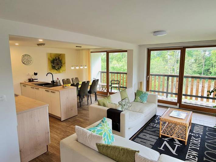 Vakantieappartement voor 6 personen, met tuin en uitzicht - 1