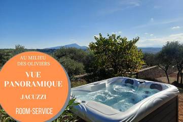 Cottage pour 2 personnes, avec jardin et bassin pour enfant ainsi que piscine et jacuzzi à Tavernes