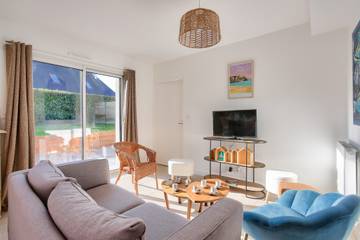 Location de vacances pour 8 personnes, avec jardin et terrasse, adapté aux familles à Saint-Briac-sur-Mer