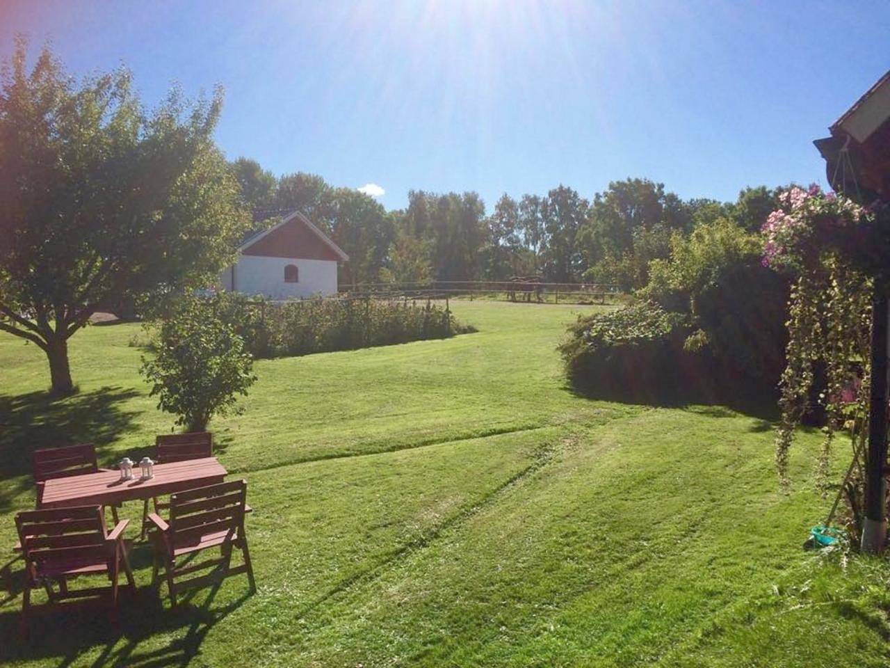 Double Room with Garden View and Shared Bathroom in Ängelholms und Umgebung