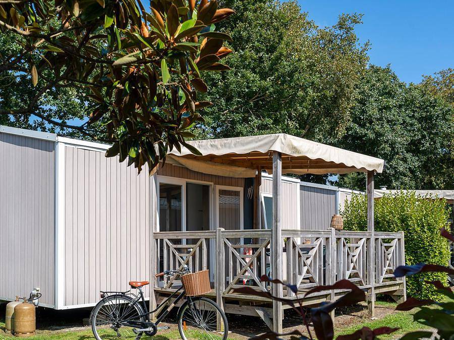 Camping Les Alizés - Mobilheim 4 personen - Komfort 22m² in Lannion, Ceinture Dorée