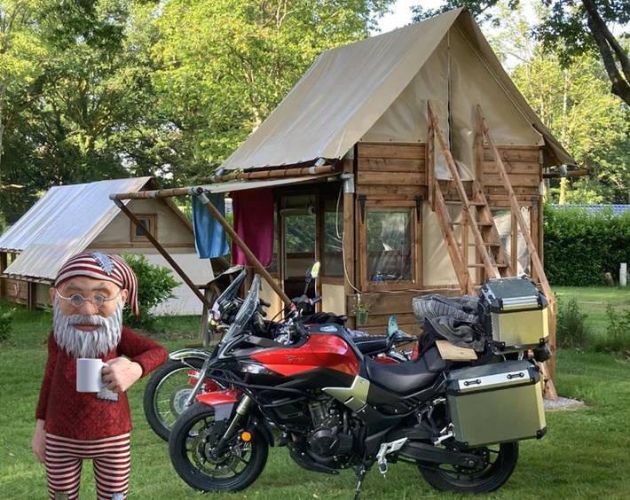 Tente pour 2 personnes, avec sauna dans le Morbihan - 3