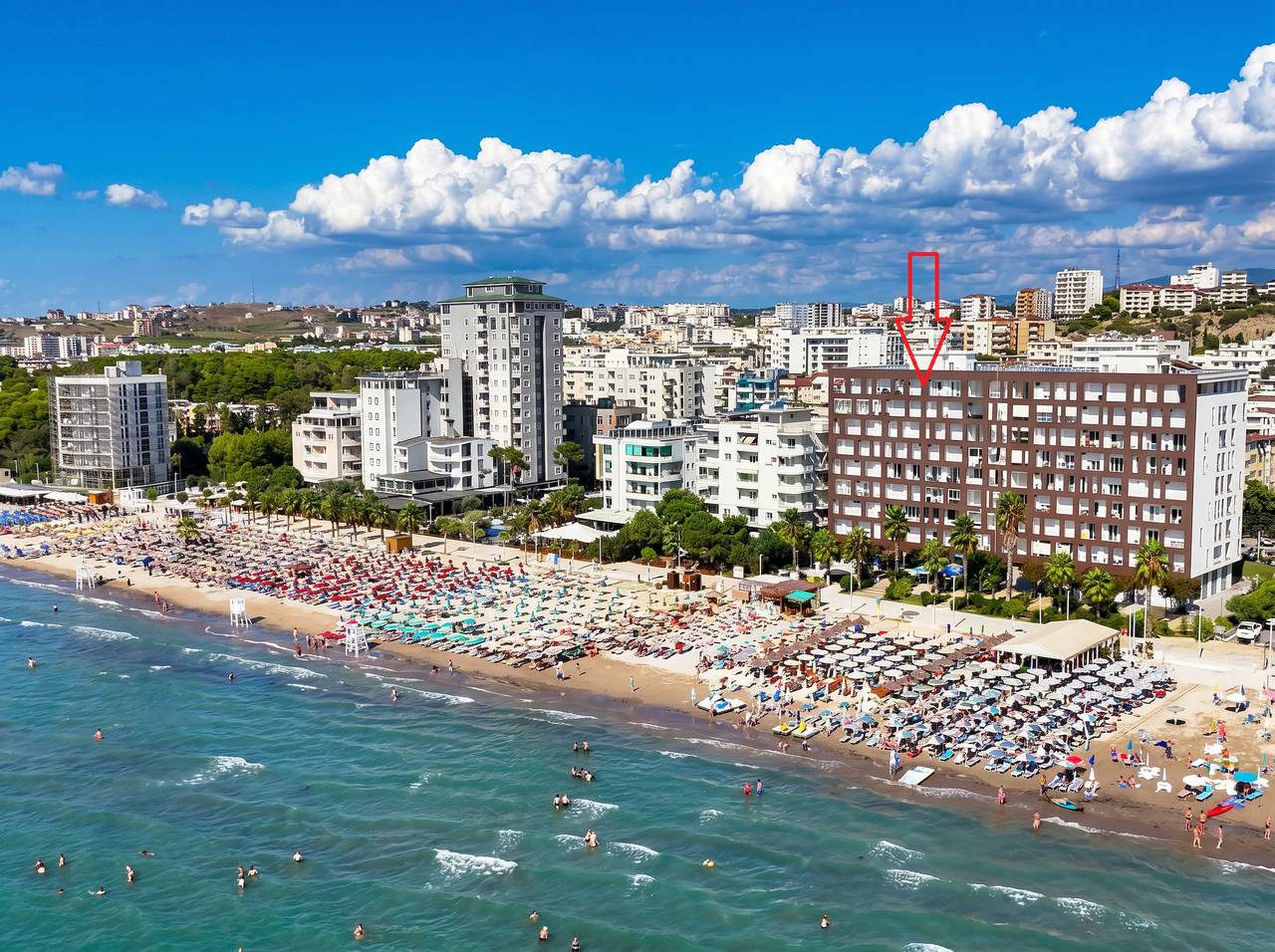 Ganze Wohnung, Ferienwohnung für 3 Personen mit Balkon in Durrës, Albanien