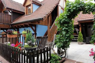 Gîte pour 3 personnes, avec balcon à Zellenberg