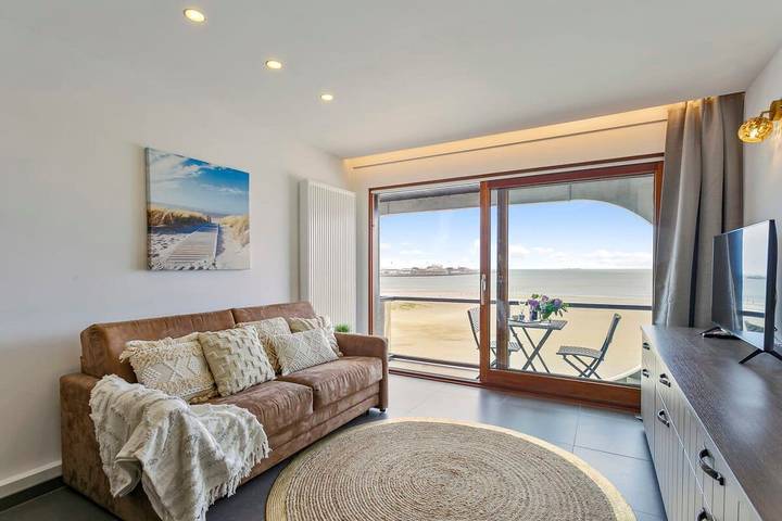Ferienwohnung mit Meerblick für 4 Personen, mit Meerblick und Garten