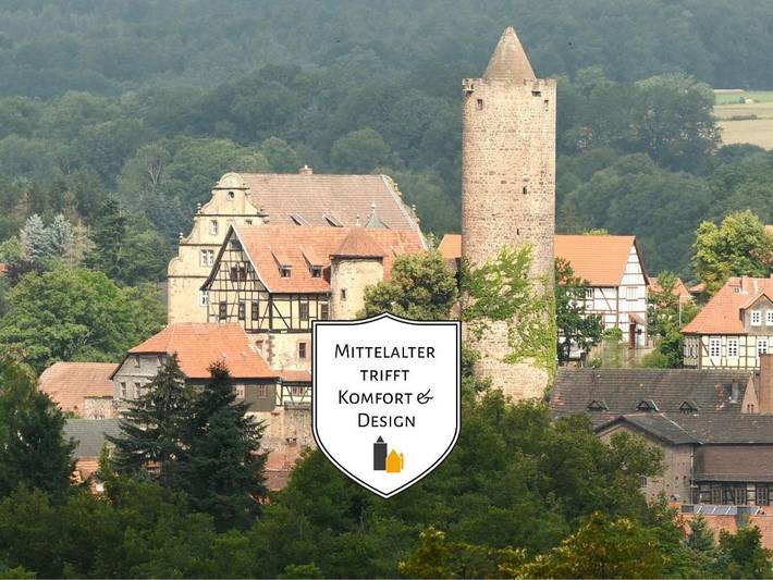 Ferienwohnung für 2 Personen, mit Terrasse und Garten sowie Ausblick in Schlitz