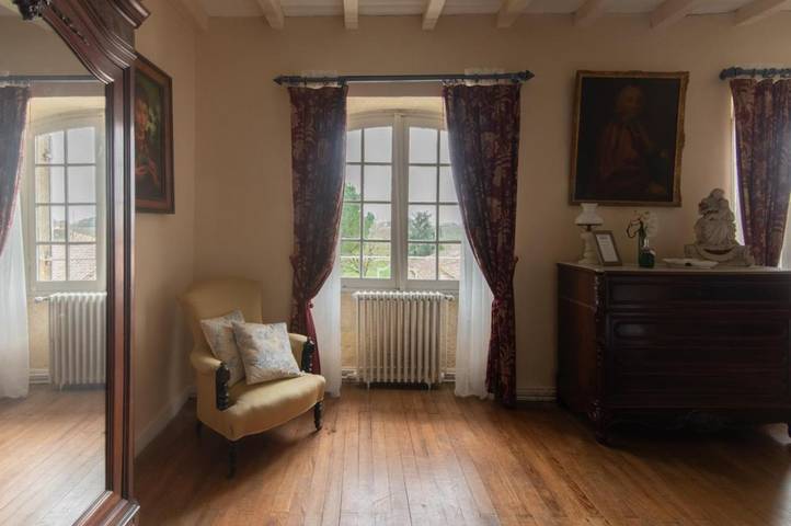 Gîte pour 2 personnes, avec Terrasse et Jardin ainsi que Piscine et Vue dans Saint-Gervais (Gironde) - 3