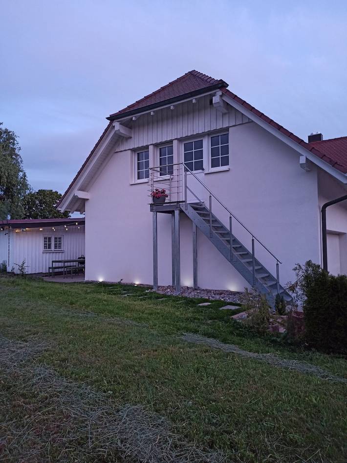 Ferienwohnung für 3 Personen, mit Terrasse in Bad Schussenried