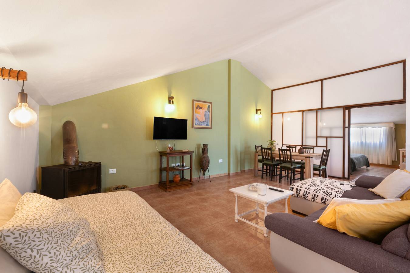 Appartement entier, Appartement de vacances 'Casa Abona' avec vue sur la mer, terrasse privée et Wi-Fi in La Sabinita, Arico