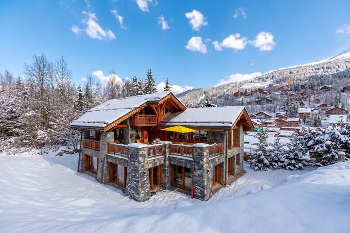 Chalet pour 12 personnes, avec Balcon et Piscine dans Méribel