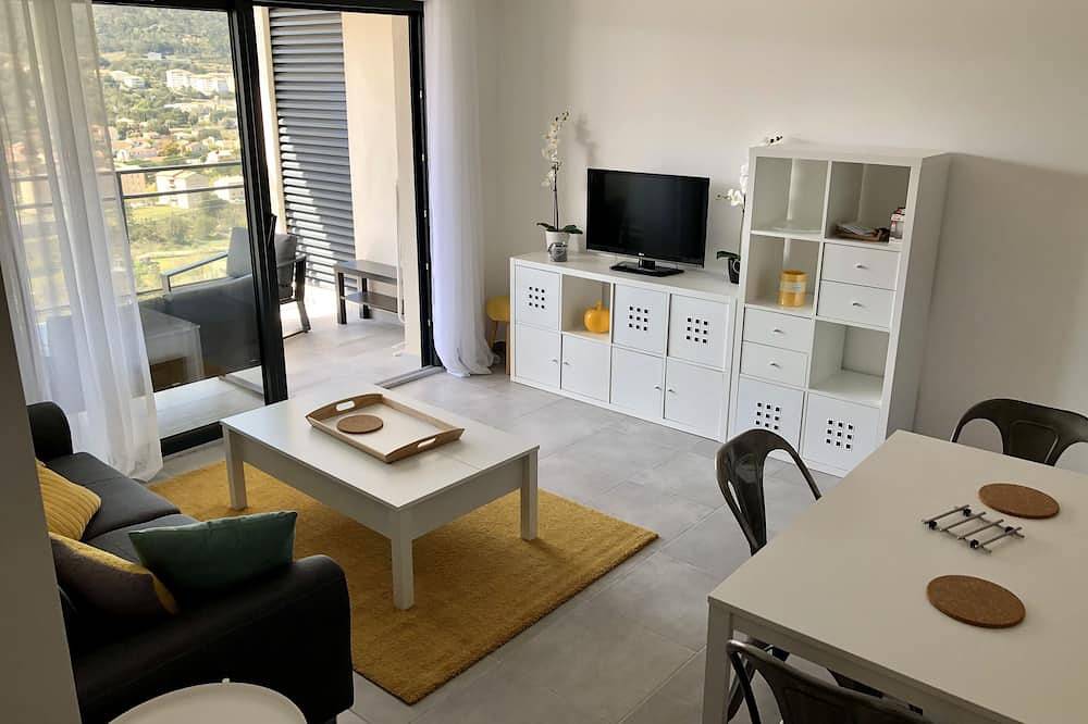 Appartamento intero, T2 41 m² Avec Terrasse Panoramique et Parking Privé in Corte Francia, Parco naturale regionale della Corsica
