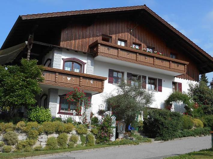 Ferienwohnung für 2 Personen, mit Balkon und Balkon/Terrasse sowie Terrasse und Garten in Lam