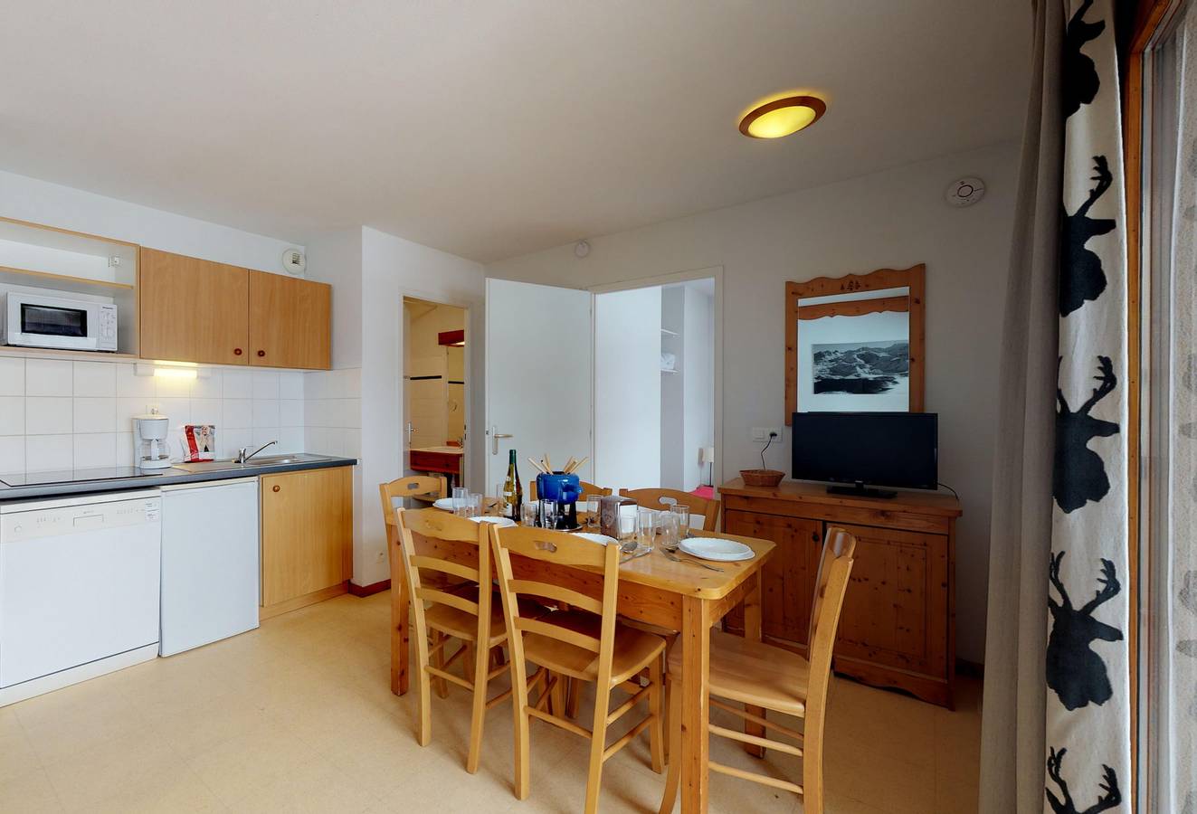 Geheel appartement, Balcons B 024 - Parc Nat. Vanoise appart. 6 pers. in Termignon, Saint-Jean-de-Maurienne regio