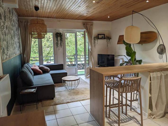 Gîte pour 4 personnes, avec terrasse, animaux acceptés dans Plage Naturistes - 4
