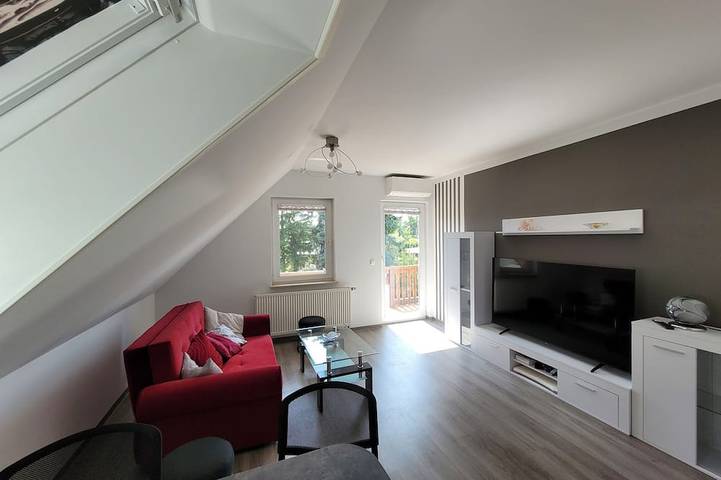 Ferienwohnung für 3 Personen, mit Balkon in Leipziger Buchmesse