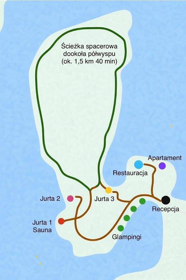 Ferienanlage für 16 Personen, mit Seeblick und Ausblick sowie Sauna und Garten, mit Haustier in Polen - 2