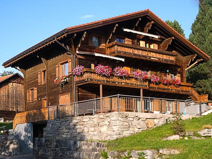 Ganze Ferienwohnung, Ferienwohnung Genoveva Sax, Obersaxen-Meierhof - 3.5 Zimmer Ferienwohnung für max. 5 Pers. im Eg in Meierhof, Obersaxen