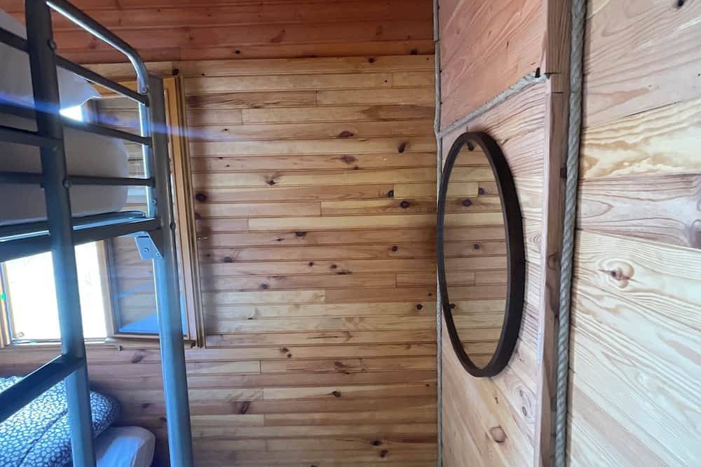 Wooden chalet at the foot of the slopes 4-season ski resort Camurac in Camurac, Limoux region
