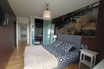 Gîte pour 7 personnes, avec balcon dans Stade de France