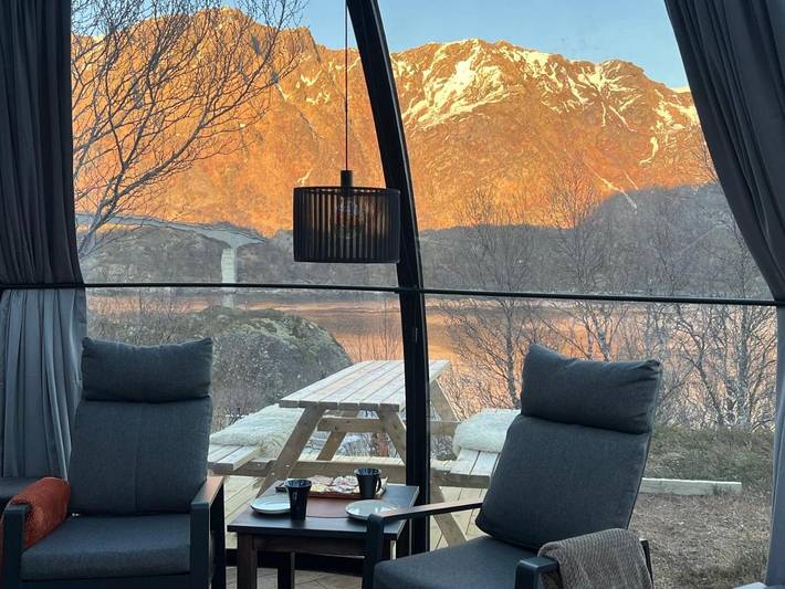Bungalow für 2 Personen, mit Garten und Ausblick in Norwegen - 2