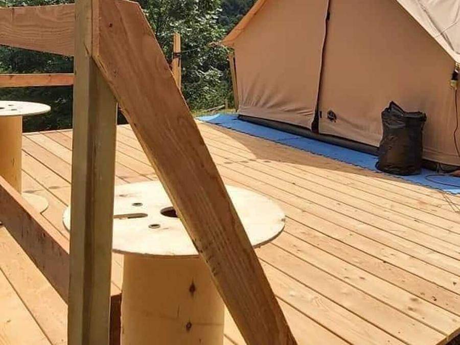 Camping Les Tilleuls - Tente 2 personnes - Tente Inuit in Gèdre, Parc national des Pyrénées