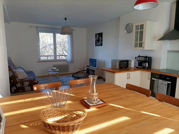 Appartement de vacances pour 5 personnes, avec jardin et terrasse