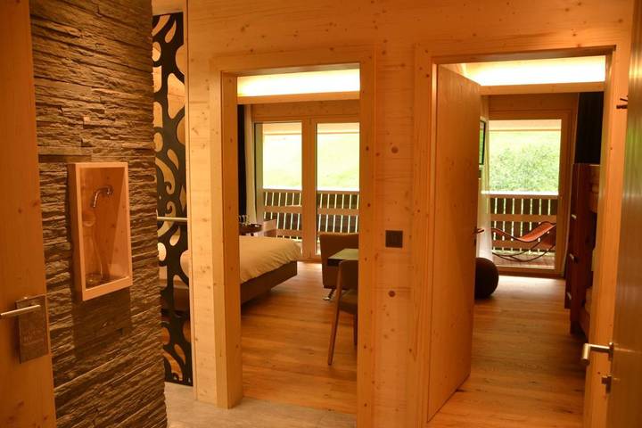 Hotel für 2 Personen, mit Whirlpool und Terrasse sowie Garten und Pool in Vals - 2