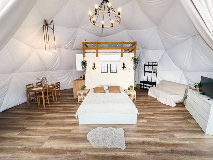 Camping für 6 Personen, mit Whirlpool und Balkon/Terrasse in Polen
