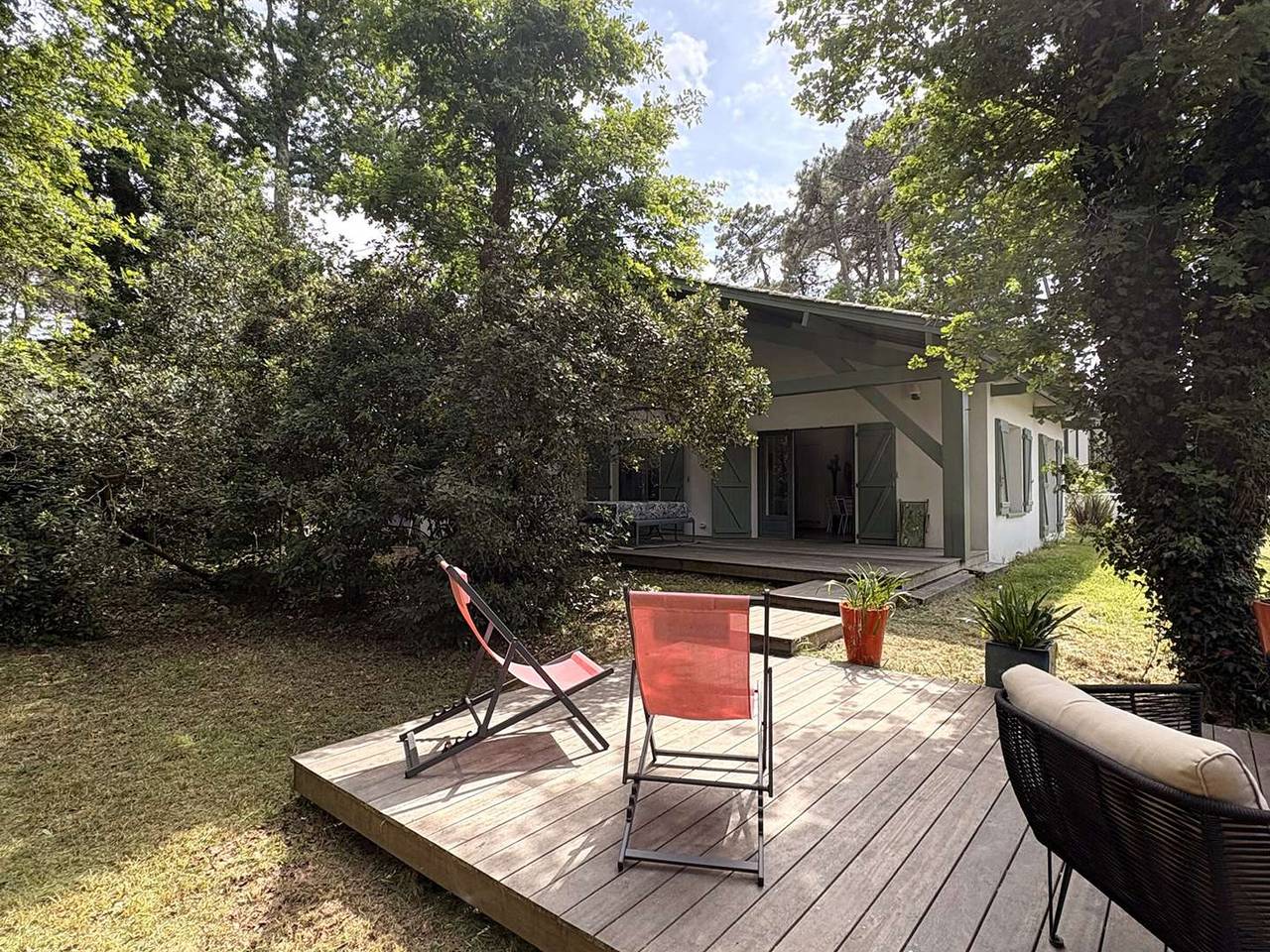 Villa moderne à Grand-Piquey proche du Bassin d'Arcachon, capacité 7 personnes in Lège-Cap-Ferret, Région d'Arcachon