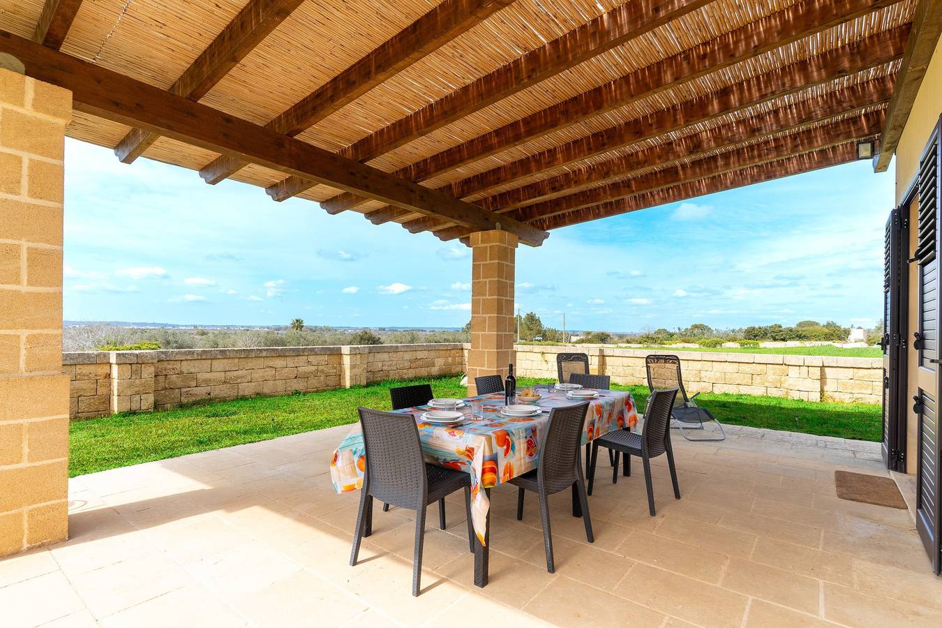 Ferienhaus 'Casa Del Sol' mit privater Terrasse, Wlan und Klimaanlage in Andrano, Lecce Provinz