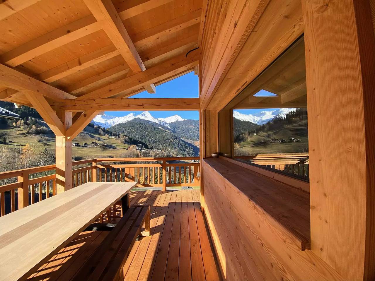 Vista impresionante, naturaleza chalet, reciente, 15 pers., vacaciones ideales, wifi. Ranke 3 orejas Gdf in Beaufort (Rhône-Alpes), Albertville region