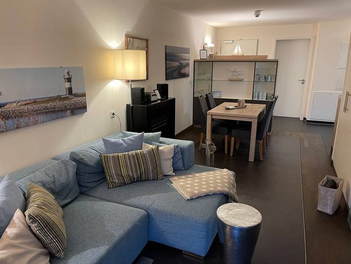 Ferienwohnung für 4 Personen, mit Ausblick und Sauna sowie Balkon in Wremen - 3