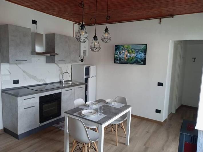 Appartamento per 3 persone, con Balcone e Terrazza nonché Giardino e Panorama a Clusone