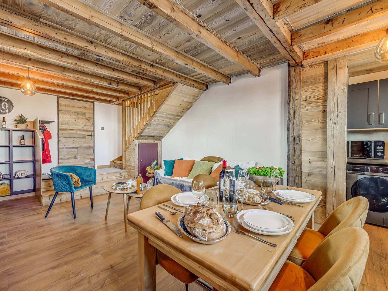 Duplex 3 Zimmer, 6 Pers, mit Wifi und Parkplatz in Plagne Villages, La Plagne-Tarentaise