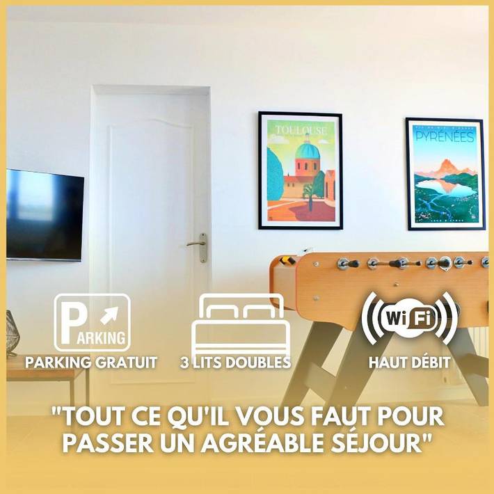 Appartement de vacances pour 6 personnes, avec balcon, animaux acceptés