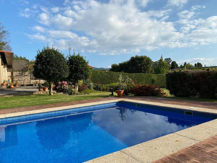 Location de vacances pour 4 personnes, avec jardin ainsi que vue et piscine à Pontevedra - 4